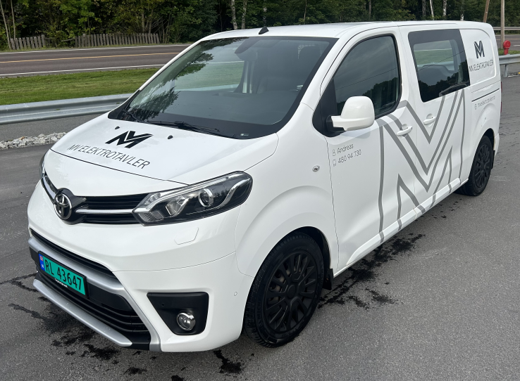 Vi gjennomfører serviceoppdrag.